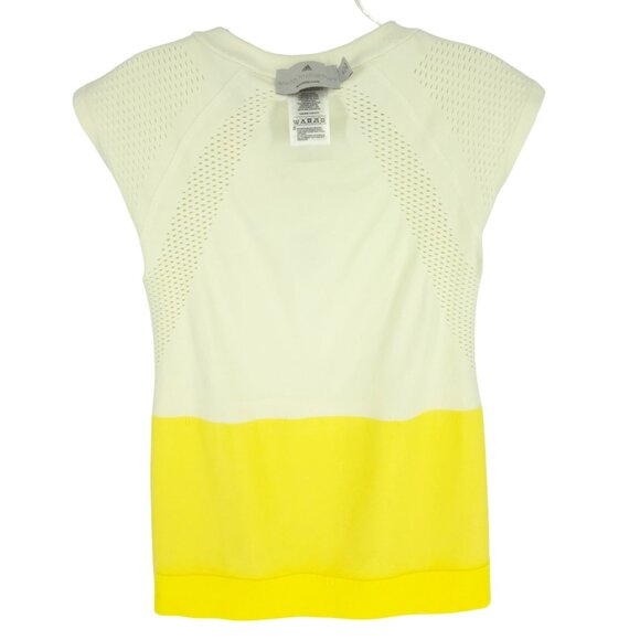 adidas Stella McCartney Barricade T-Shirt Tennis core Golfcore Yellow Seamless M - Picture 10 of 15